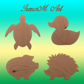 Handmade wooden products Animals and birds 